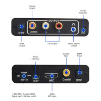 Конвертер OSCY HDMI ARC, цифро-аналоговий аудіоконвертер 192 кГц (3167)