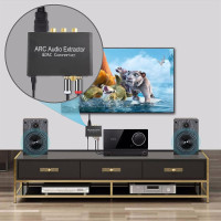 Конвертер OSCY HDMI ARC, цифро-аналоговий аудіоконвертер 192 кГц (3167)