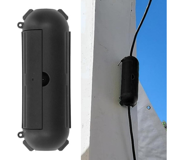 Коробка OPPWONG для зовнішнього освітлення, чорна (3052)