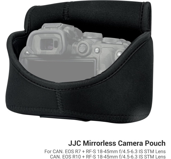 Легкий неопреновий чохол  JJC OC-C3BK для бездзеркальної камери Canon EOS R7 R10, чорний (4159)