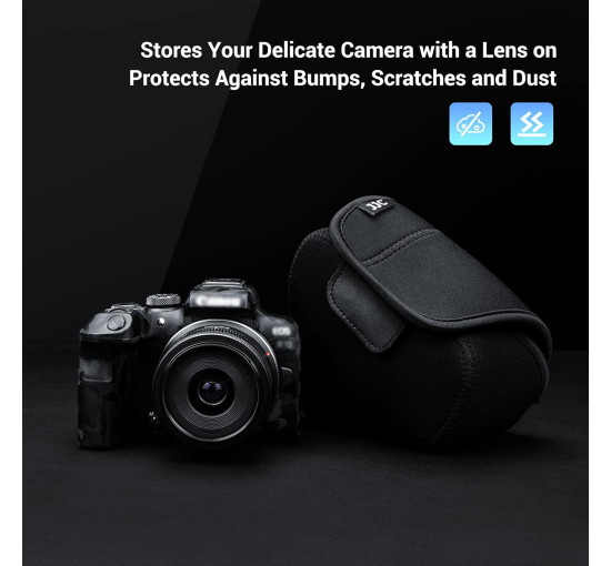 Легкий неопреновий чохол  JJC OC-C3BK для бездзеркальної камери Canon EOS R7 R10, чорний (4159)