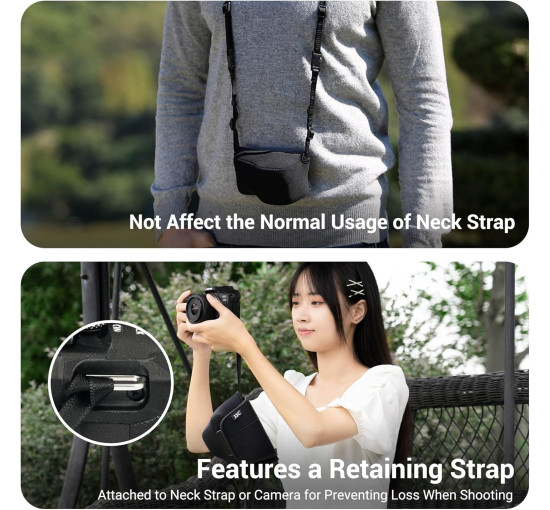 Легкий неопреновий чохол  JJC OC-C3BK для бездзеркальної камери Canon EOS R7 R10, чорний (4159)