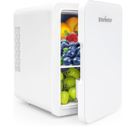 Портативный мини-холодильник Enventor, белый (2072)