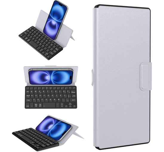 Міні-клавіатура CACOE X62 для мобільного телефону, світло-сіра (2161)