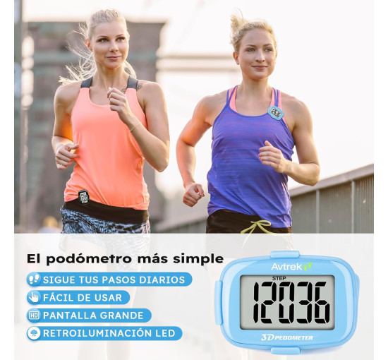 Міні-крокомір AVTREK 3D, синій (4129)