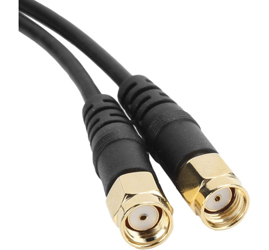 Мережевий кабель-подовжувач ASHATA з магнітною основою та антеною, подовжувач RPSMA, основа з кабелем 1,1 м (0190)