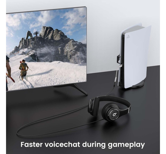 MOSWAG Аудіоадаптер USB - Aux, 20 см (2 шт.), білий (5001)