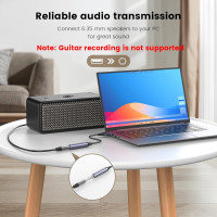 Аудиоадаптер MOSWAG USB на 1/4 Jack, черный (5002)