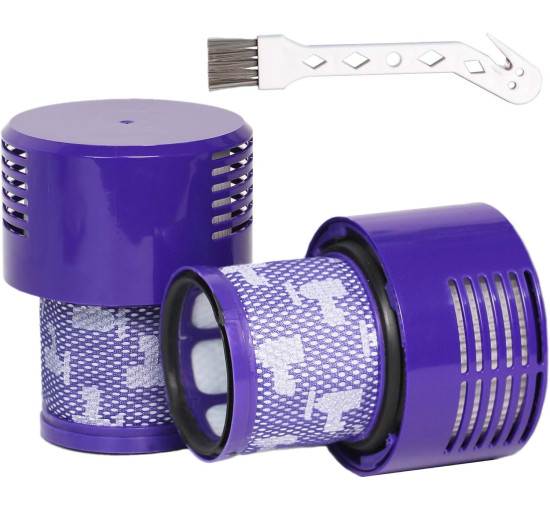 Набір Youshangding із 2 змінних фільтрів V10, сумісний з бездротовим пилососом Dyson V10, серією V10 Cyclone, V10 Animal, V10 Absolute (2074)