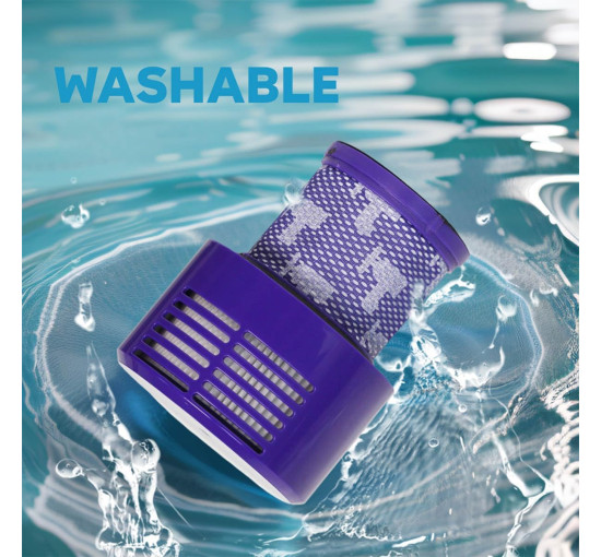 Набір Youshangding із 2 змінних фільтрів V10, сумісний з бездротовим пилососом Dyson V10, серією V10 Cyclone, V10 Animal, V10 Absolute (2074)