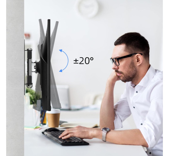 Настінне кріплення Suptek MA2720_SML для телевізора з діагоналлю 13-32 дюймів, чорний (4075)