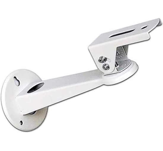 Настінний кронштейн Psdndewwдля підвіски проектора з можливістю обертання на 360°, розширюваний, 7,9-дюймовий, білий (0076)