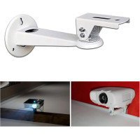 Настенный кронштейн Psdndeww для подвески проектора с возможностью вращения на 360°, расширяемый, 7,9-дюймовый, белый (0076)