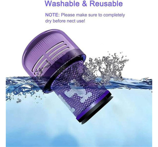 Інструменти для очищення пилового фільтра MSEUIPV, сумісний з Dyson V12 Detect Slim Filter (2073)