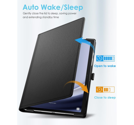 Обертовий чохол TiMOVO для Samsung Galaxy Tab A9+/A9 Plus 11 дюймів, чорний (2183)