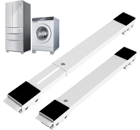 Підставка для пральної машини SOLEJAZZ SOWMSWE-EU з гальмом, навантаження 300 кг, біла (2123)