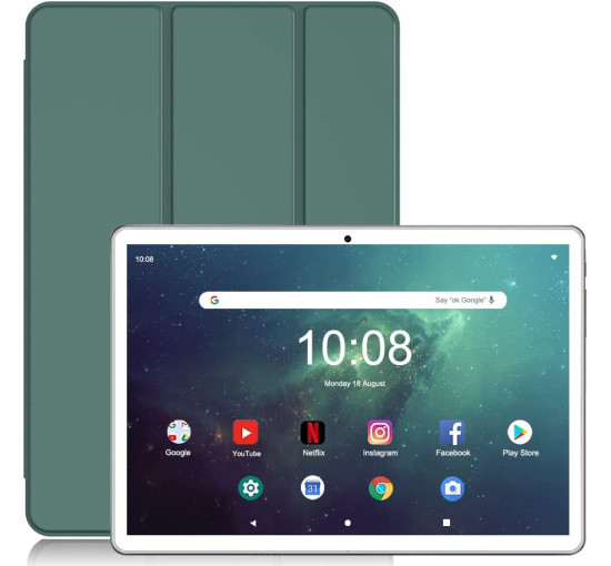 Планшет Niuniutab KT107 Android, 10", 2-SIM карты, 4 ГБ оперативной памяти, 64 ГБ ПЗУ, серебристый (4132)