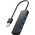 4-портовый USB 3.0 концентратор ANYPLUS, черный (0180)