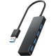 4-портовый USB 3.0 концентратор ANYPLUS, черный (0180)