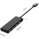 4-портовый USB 3.0 концентратор ANYPLUS, черный (0180)