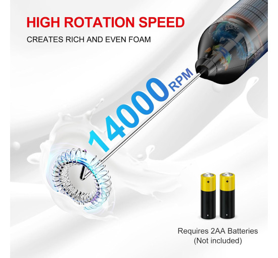 Піноутворювач Bonsenkitchen MF8712-NEW, чорний (4179)