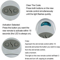 Пульт дистанционного управления гаражными воротами AOMiGT TOP432NA 433,92 МГц, серый (0167)