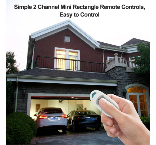 Пульт дистанційного керування гаражними воротами AOMiGT‎ TOP432NA 433,92 МГц, сірий (0167)