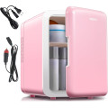 Reemix портативний холодильник-охолоджувач та підігрівач KM-14-4L, 4 літри, рожевий (4197)