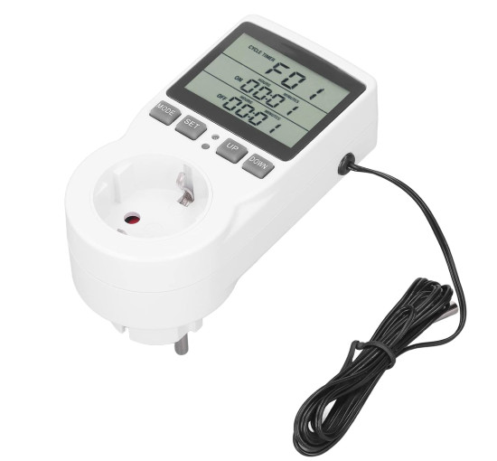 Розетка контролю температури DAUF, високоточний регулятор температури з таймером для акваріума (0158)