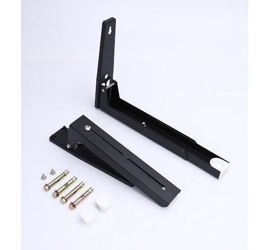 Розсувна підставка Husalsea 301-12799 для мікрохвильової печі, чорна (4026)