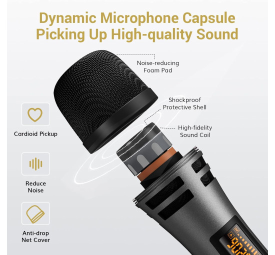 Беспроводной динамический микрофон TONOR TW310 (0198)