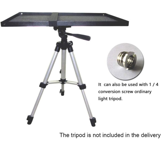 Штатив для кріплення проектора ORETG45, лоток для проектора 1/4", чорний (0079)