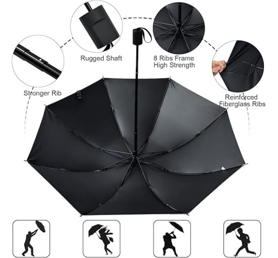 Складана парасолька Vicloon, слонова кістка біла (2160)