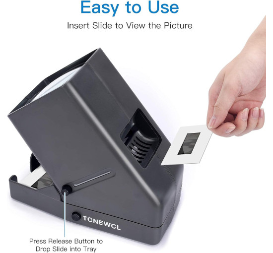 TCNEWCL переглядач слайдів та плівок FS521, 35-міліметровий, 10Вт (5069)