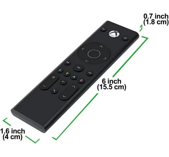 Універсальний пульт дистанційного керування PEGLY P-VMX0, сумісний з Xbox Series X|S, Xbox One, Microsoft Xbox, чорний (0164)