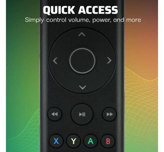 Універсальний пульт дистанційного керування PEGLY P-VMX0, сумісний з Xbox Series X|S, Xbox One, Microsoft Xbox, чорний (0164)