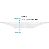 Универсальный уплотнитель HOOMEE AL003 для окна 400 см. работает с мобильными кондиционерами (0148)