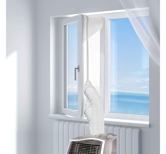 Універсальний ущільнювач HOOMEE AL003 для вікна 500 см. для портативного кондиціонера та сушильної машини (0147)