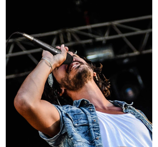 Вокальний мікрофон TONOR K1 TN492BL для співу, динамічний ручний дротовий караоке-мікрофон, мікрофон з кабелем 5 м XLR - 1/4 дюйма, чорний (0112)