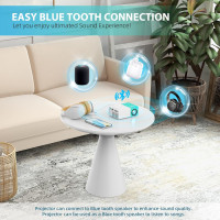 Wepvo Портативный кинопроектор YG300Plus с Wi-Fi, HDMI, TYPE-C, Wi-Fi 2.4G+5.8G, мятно-зеленый (5112)