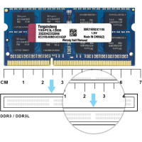 Yongxinsheng Комплект памяти 16 ГБ (2x8 ГБ) DDR3L/DDR3 RAM 1600 MHz, синяя (5127)