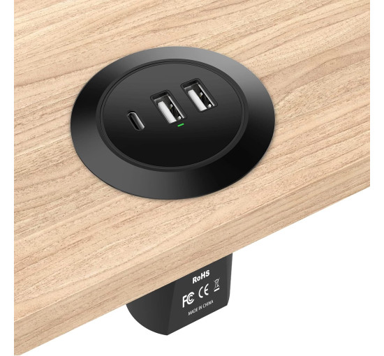 Зарядний пристрій Simpeak C88 45 Вт USB C з кількома роз'ємами, чорний (2188)