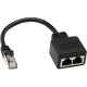 zdyCGTime Мережевий кабель Ethernet типу Y RJ45, 23 см. (5006)