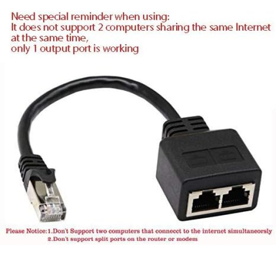 zdyCGTime Мережевий кабель Ethernet типу Y RJ45, 23 см. (5006)