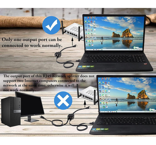 zdyCGTime Мережевий кабель Ethernet типу Y RJ45, 23 см. (5006)