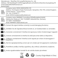 Внешняя 6-канальная звуковая карта LEAGY CM6206 USB 2.0 5.1 объемный звук, совместимый с Windows 10/8/7/XP, черный (2085)