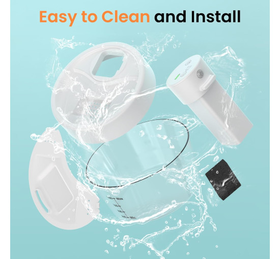 Акумуляторний фонтанчик Pewkim TZ-WF07 для домашніх тварин, білий (4003)