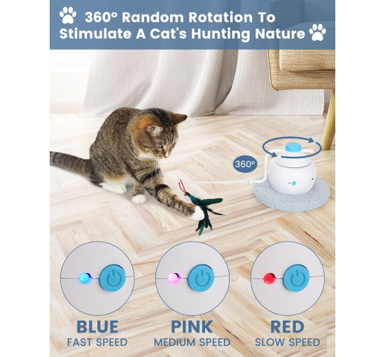 Автоматические интерактивные игрушки HAPPY HACHI 9944093 для кошек (4068)