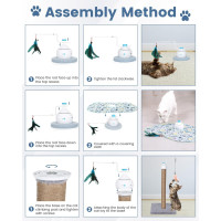 Автоматические интерактивные игрушки HAPPY HACHI 9944093 для кошек (4068)