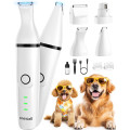 Бездротовий набір для грумінгу собак Oneisall N12/YH-7700 4-в-1 з 2-швидкісними машинками для стрижки собак та котів білий (0007)